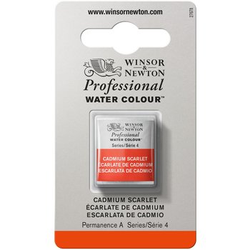WINSOR & NEWTON Professional Watercolor 1/2 Bucket 106 Cadmium Scarlet
