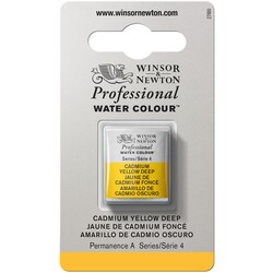 WINSOR & NEWTON Professional Aquarelle 1/2 Godet 111 Jaune de cadmium foncé