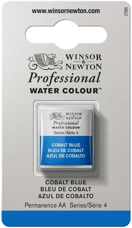 WINSOR & NEWTON Professional Aquarelle 1/2 Godet 178 Bleu de cobalt