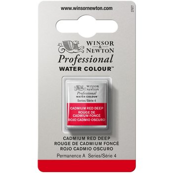 WINSOR & NEWTON Professional Aquarelle 1/2 Godet 097 Rouge de cadmium foncé
