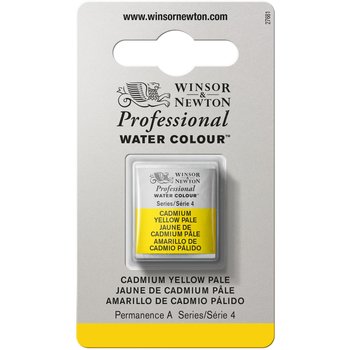 WINSOR & NEWTON Professional Aquarelle 1/2 Godet  118 Jaune de cadmium pale