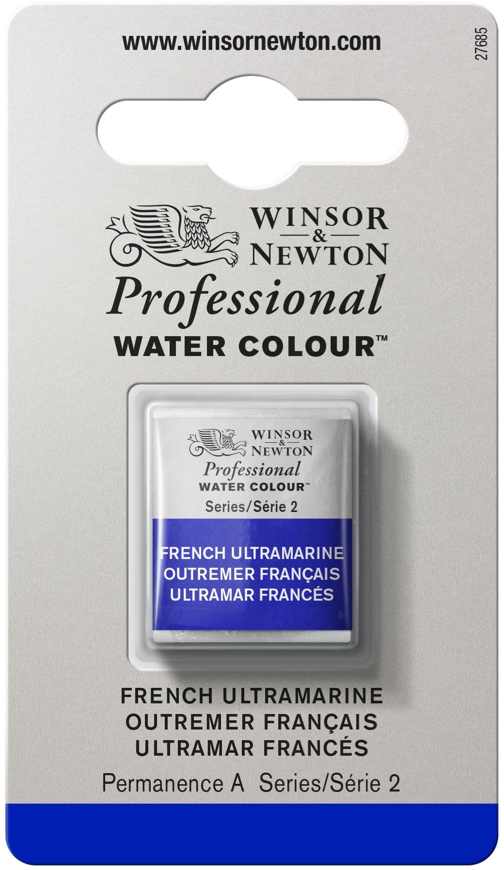 WINSOR & NEWTON Professional Aquarelle 1/2 Godet 263 Outremer Français