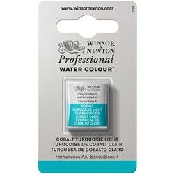 WINSOR & NEWTON Pro Watercolour 1/2G 191 Turquoise Cobalt Clair Row