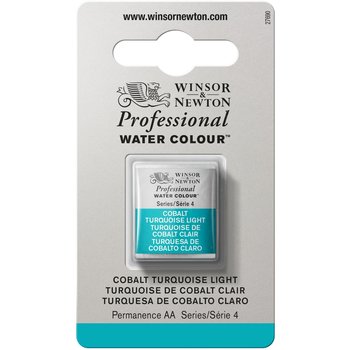 WINSOR & NEWTON Professional Aquarelle 1/2 Godet 191 Turquoise cobalt clair