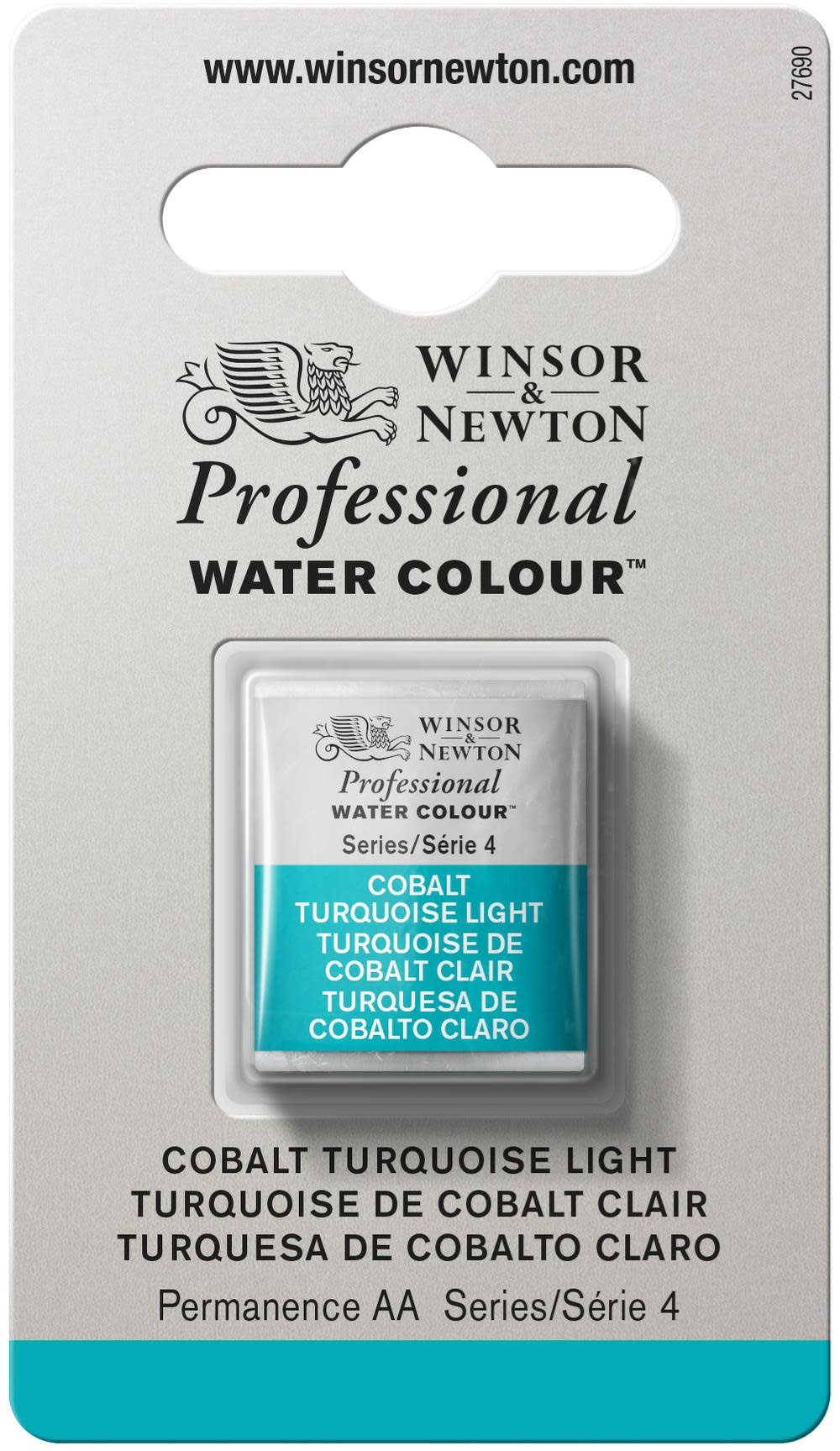 WINSOR & NEWTON Professional Aquarelle 1/2 Godet 191 Turquoise Cobalt Cl