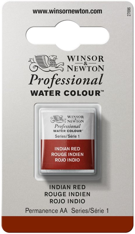 WINSOR & NEWTON Professional Aquarelle 1/2 Godet 317 Rouge Indien