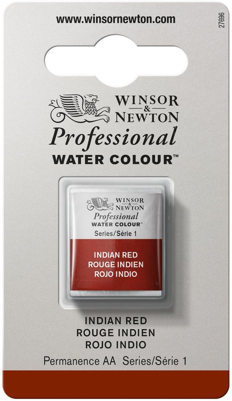 WINSOR & NEWTON Professional Watercolor 1/2 Bucket 317 Indian Red