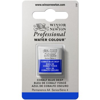 WINSOR & NEWTON Pro Watercolour 1/2G 180 Bleu De Cobalt  Fonce Row
