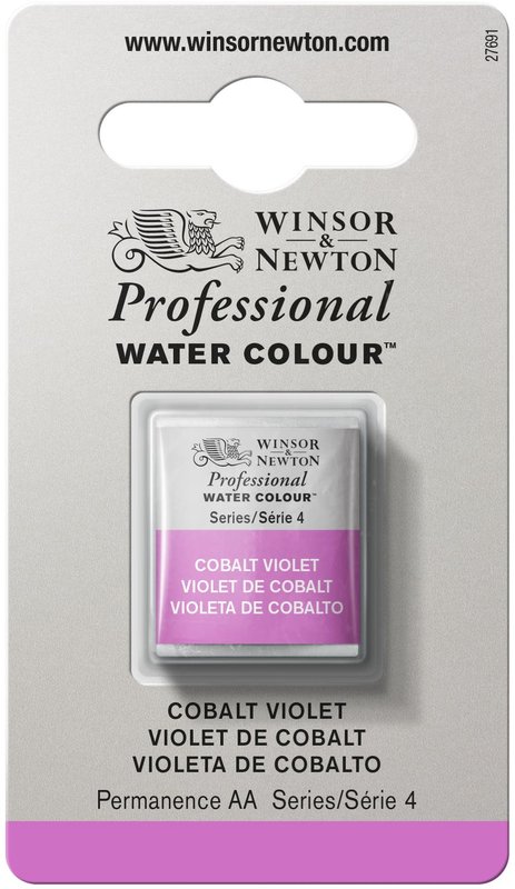 WINSOR & NEWTON Professional Aquarelle 1/2 Godet 192 Violet cobalt