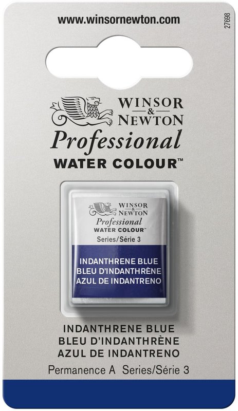 WINSOR & NEWTON Professional Aquarelle 1/2 Godet 321 Bleu d'Inthathrène