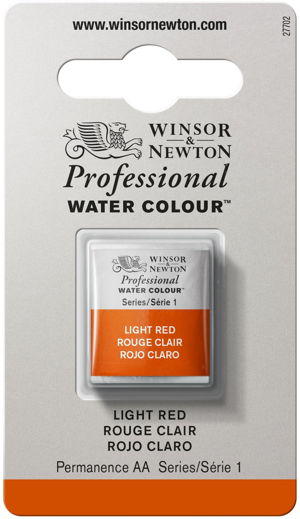 WINSOR & NEWTON Professional Aquarelle 1/2 Godet 362 Rouge Clair