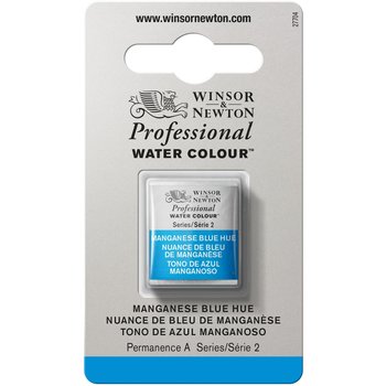 WINSOR & NEWTON Professional Aquarelle 1/2 Godet 379 Bleu Manganèse