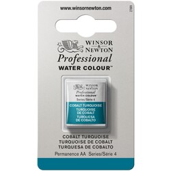 WINSOR & NEWTON Pro Watercolour 1/2G 190 Cobalt Turquoise Row