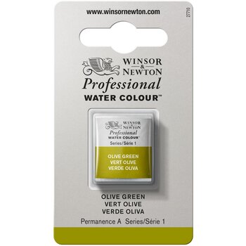WINSOR & NEWTON Professional Aquarelle 1/2 Godet 447 Vert Olive