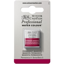 WINSOR & NEWTON Professional Aquarelle 1/2 Godet 489 Magenta Permanent