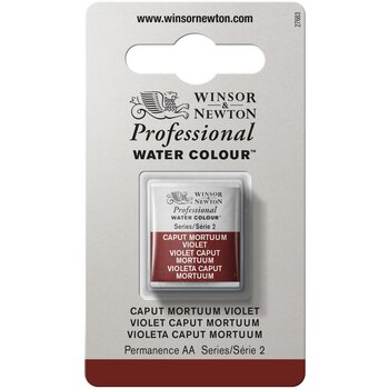 WINSOR & NEWTON Professional Aquarelle 1/2 Godet 125 Violet Caput Mortuum