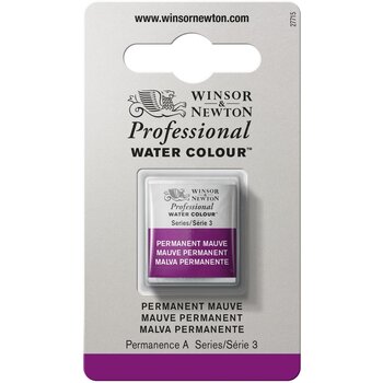 WINSOR & NEWTON Pro Watercolour 1/2G 491 Mauve Permanent