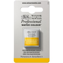 WINSOR & NEWTON Professional Aquarelle 1/2 Godet 547 Quinacridone Or