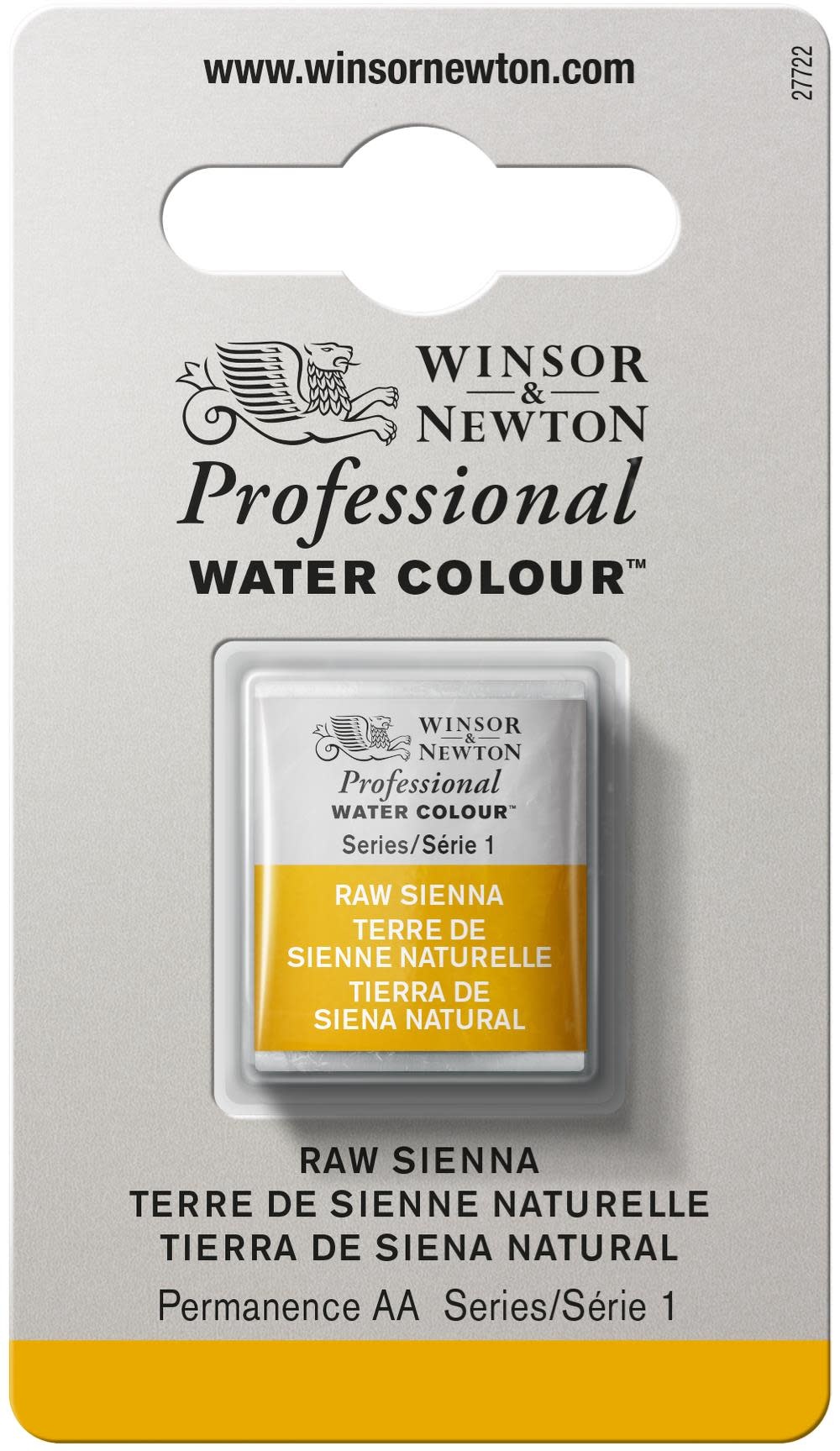 WINSOR & NEWTON Professional Aquarelle 1/2 Godet 552 Terre de Sienne Naturelle