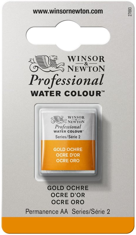 WINSOR & NEWTON Professional Watercolor 1/2 Bucket 285 Gold Ochre