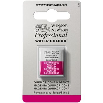 WINSOR & NEWTON Professional Aquarelle 1/2 Godet 545 Quinacridone Magenta