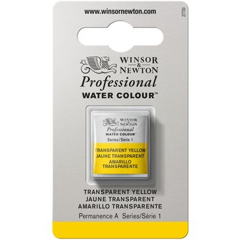WINSOR & NEWTON Pro Watercolour 1/2G 653 Jaune Transparent
