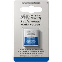 WINSOR & NEWTON Professional Aquarelle 1/2 Godet 709 Bleu Winsor N.Rouge