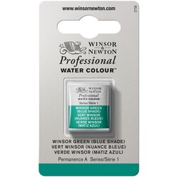 WINSOR & NEWTON Professional Aquarelle 1/2 Godet 719 Vert Winsor N.Bleu