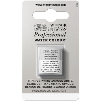 WINSOR & NEWTON Professional Aquarelle 1/2 Godet 644 Blanc De Titane