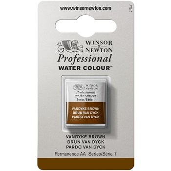 WINSOR & NEWTON Pro Watercolour 1/2G 676 Brun Van Dyck