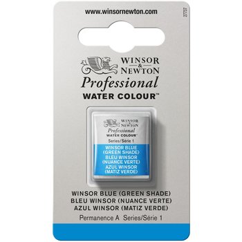 WINSOR & NEWTON Pro Watercolour 1/2G 707 Bleu Winsor Nuance Verte