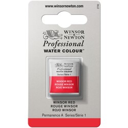 WINSOR & NEWTON Professional Aquarelle 1/2 Godet 726 Rouge Winsor