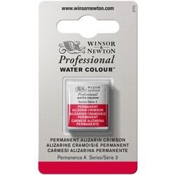 WINSOR & NEWTON Professional Aquarelle 1/2 Godet 466 Alizarine Cramoisie Permanent