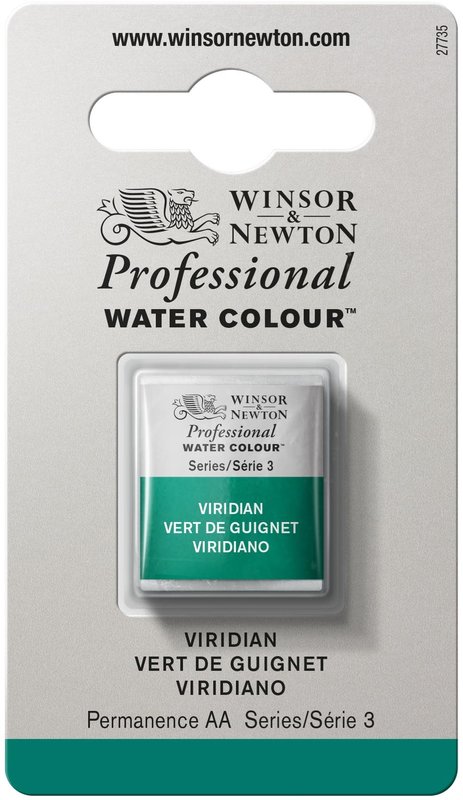 WINSOR & NEWTON Professional Aquarelle 1/2 Godet 692 Viridian
