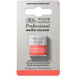 WINSOR & NEWTON Professional Aquarelle 1/2 Godet 548 Quinacridone Rouge