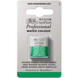 WINSOR & NEWTON Professional Aquarelle 1/2 Godet 721 Vert Winsor N. Jaune