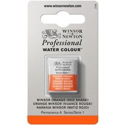 WINSOR & NEWTON Pro Watercolour 1/2G 723 Orange Winsor Nuance Rouge