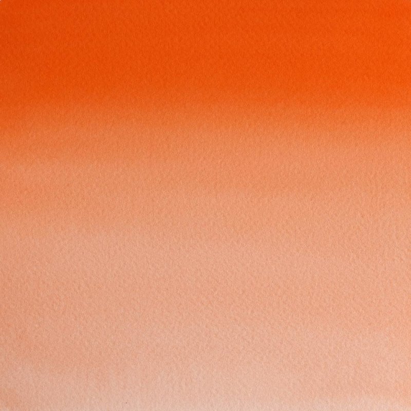 WINSOR & NEWTON Professional Aquarelle 1/2 Godet 723 Orange Winsor N.Rouge