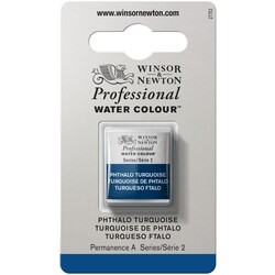 WINSOR & NEWTON Professional Aquarelle 1/2 Godet 526 Turquoise Phtalo