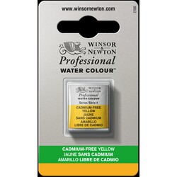 WINSOR & NEWTON Professional Aquarelle 1/2 Godet 890 Jaune sans cadmium