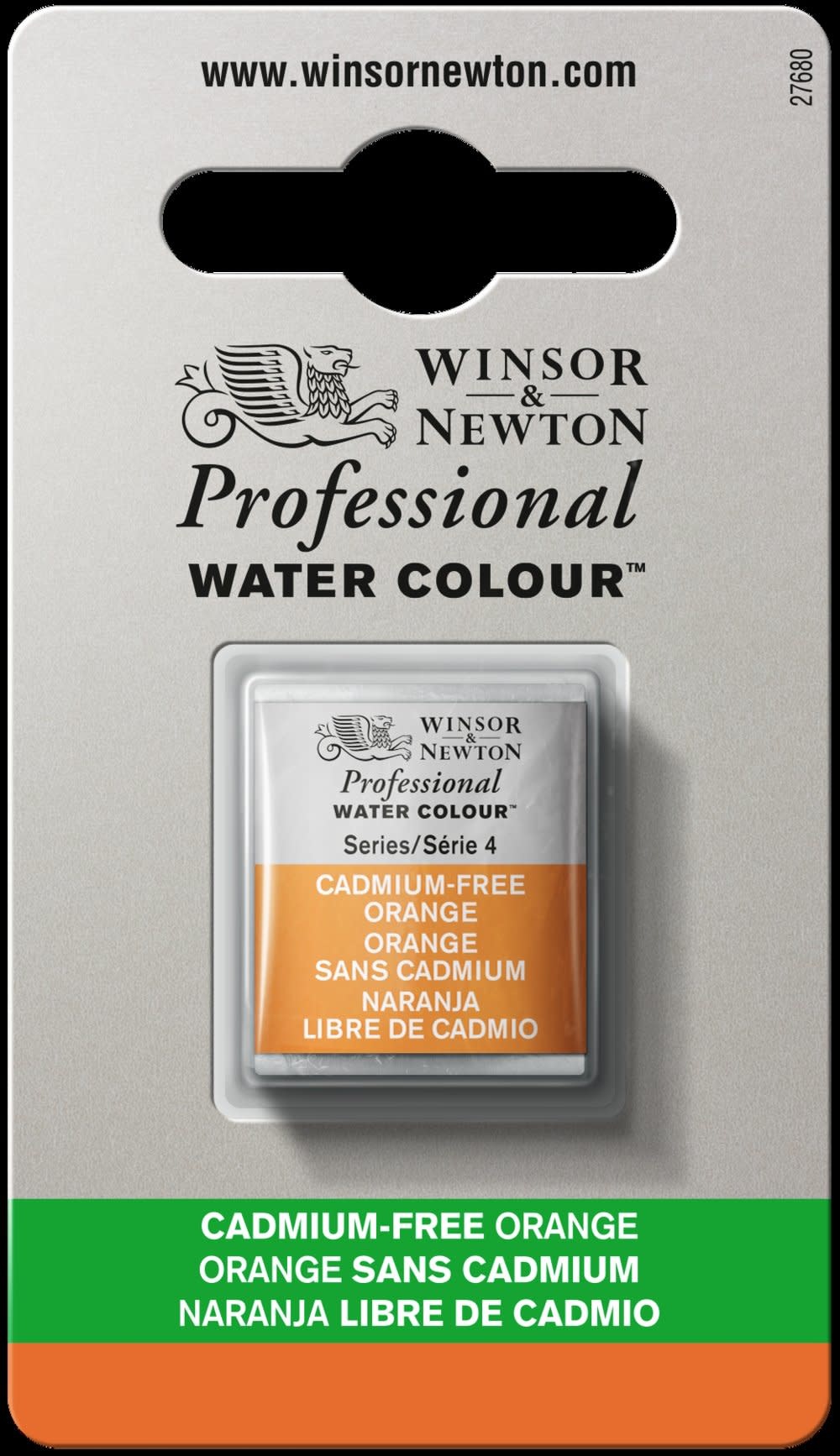 WINSOR & NEWTON Professional Aquarelle 1/2 Godet 899 Orange sans cadmium