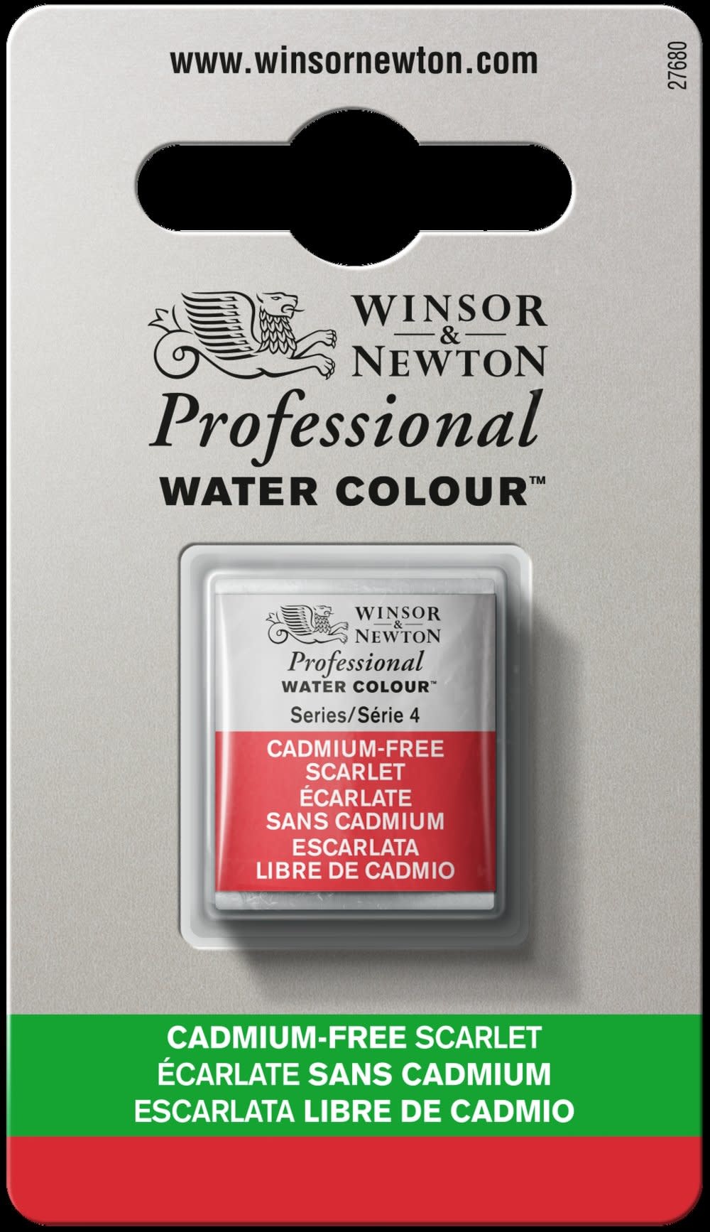 WINSOR & NEWTON Professional Aquarelle 1/2 Godet 903 Ecarlate sans cadmium