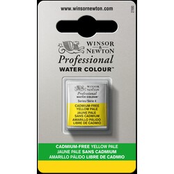 WINSOR & NEWTON Professional Aquarelle 1/2 Godet 907 Jaune pale sans cadmium