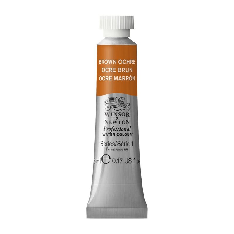 WINSOR & NEWTON Professional Aquarelle tube 5ml 059 Ocre brune