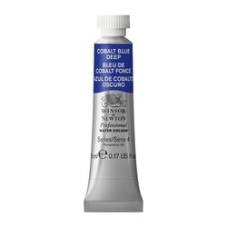WINSOR & NEWTON Pro Watercolour 5Ml 180 Bleu De Cobalt Fonce Row