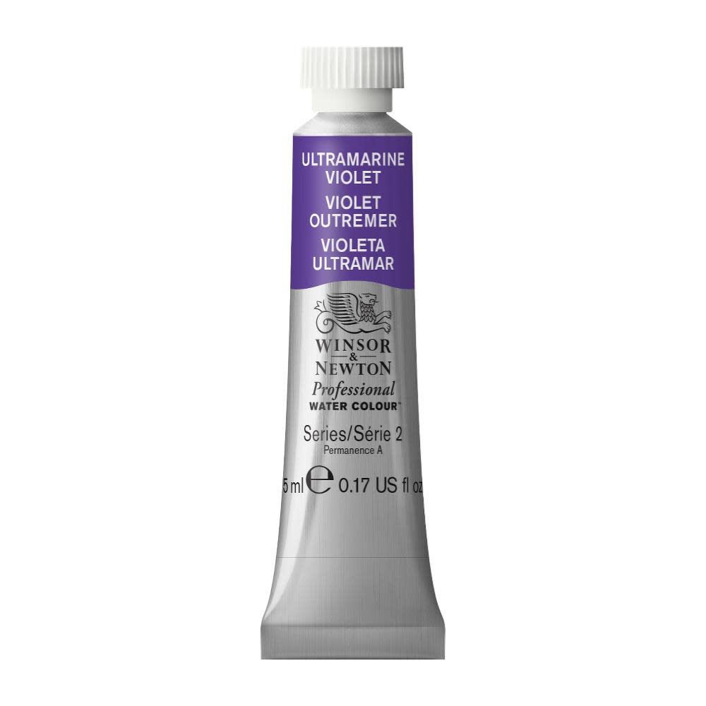 WINSOR & NEWTON Professional Aquarelle tube 5ml 672 Violet outremer