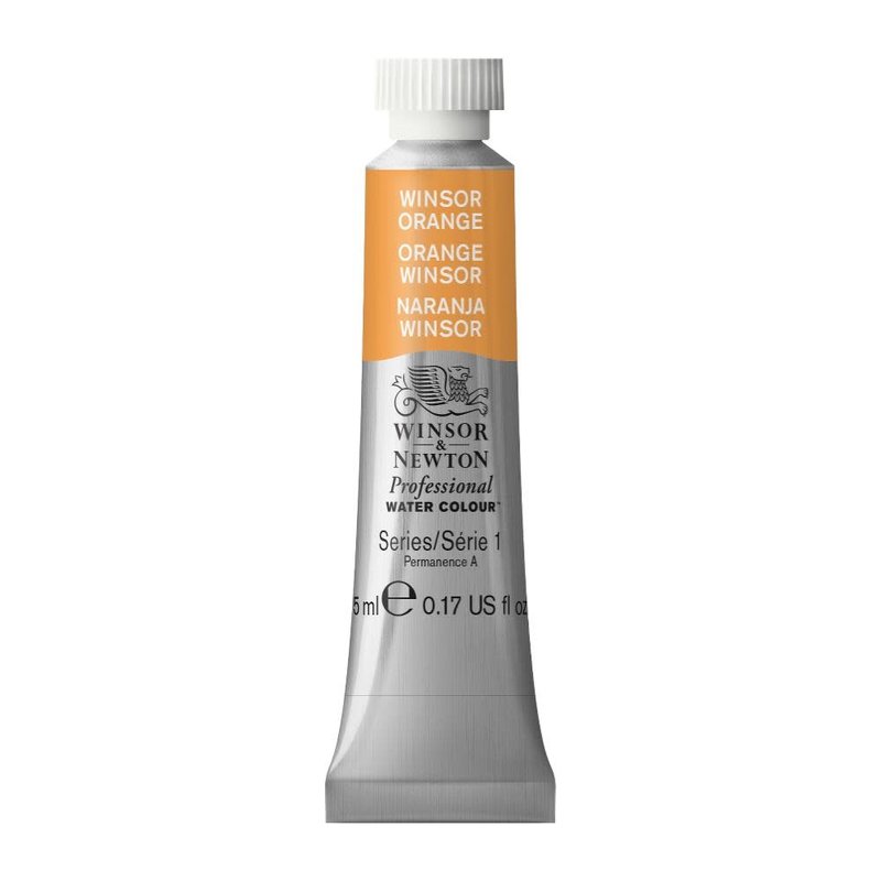WINSOR & NEWTON Professional Aquarelle tube 5ml 724 Orange Winsor