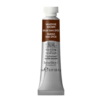 WINSOR & NEWTON Professional Aquarelle tube 5ml 676 Brun Van Dyck