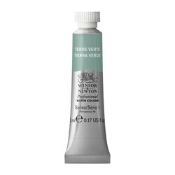 WINSOR & NEWTON Professional Aquarelle tube 5ml 637 Terre verte