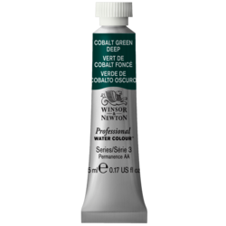 WINSOR & NEWTON Professional Aquarelle tube 5ml 185 Vert de cobalt foncé